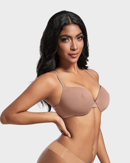 Nipple Push-Up Bra - Black