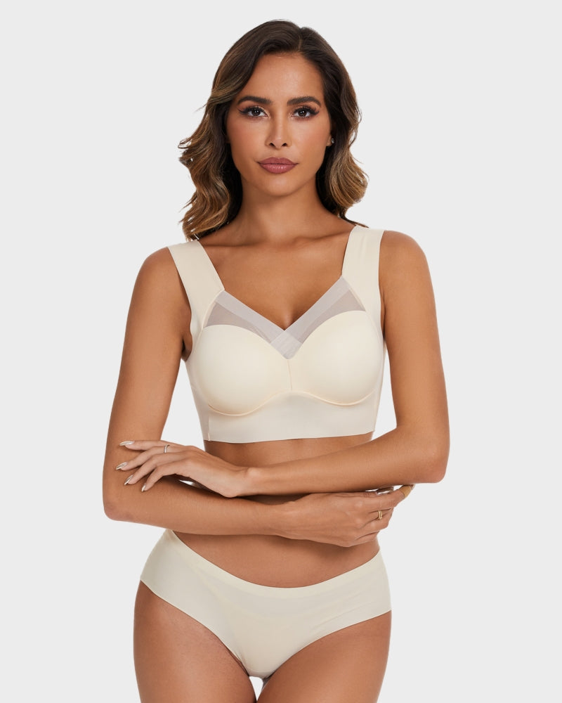 Chiccorsets® Comfortable Smoothing Mesh Bra