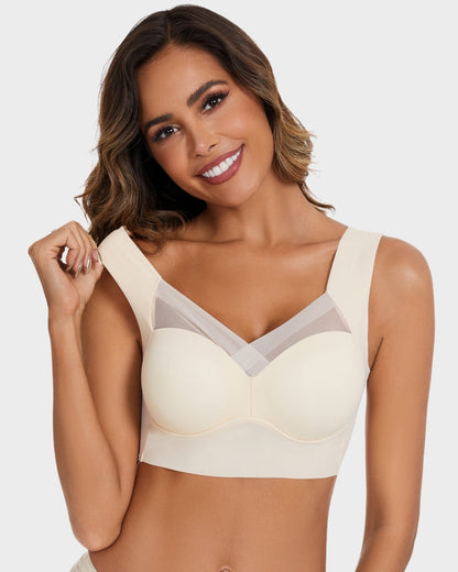 Chiccorsets® Comfortable Smoothing Mesh Bra