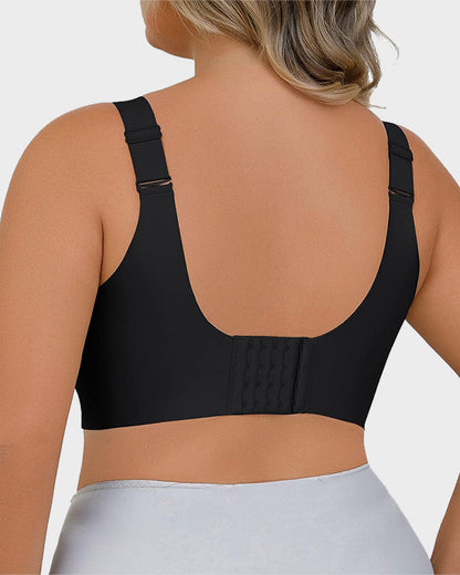 Chiccorsets®-Daily Comfort Wireless Shaper Bra-BLACK+GREY+SKIN