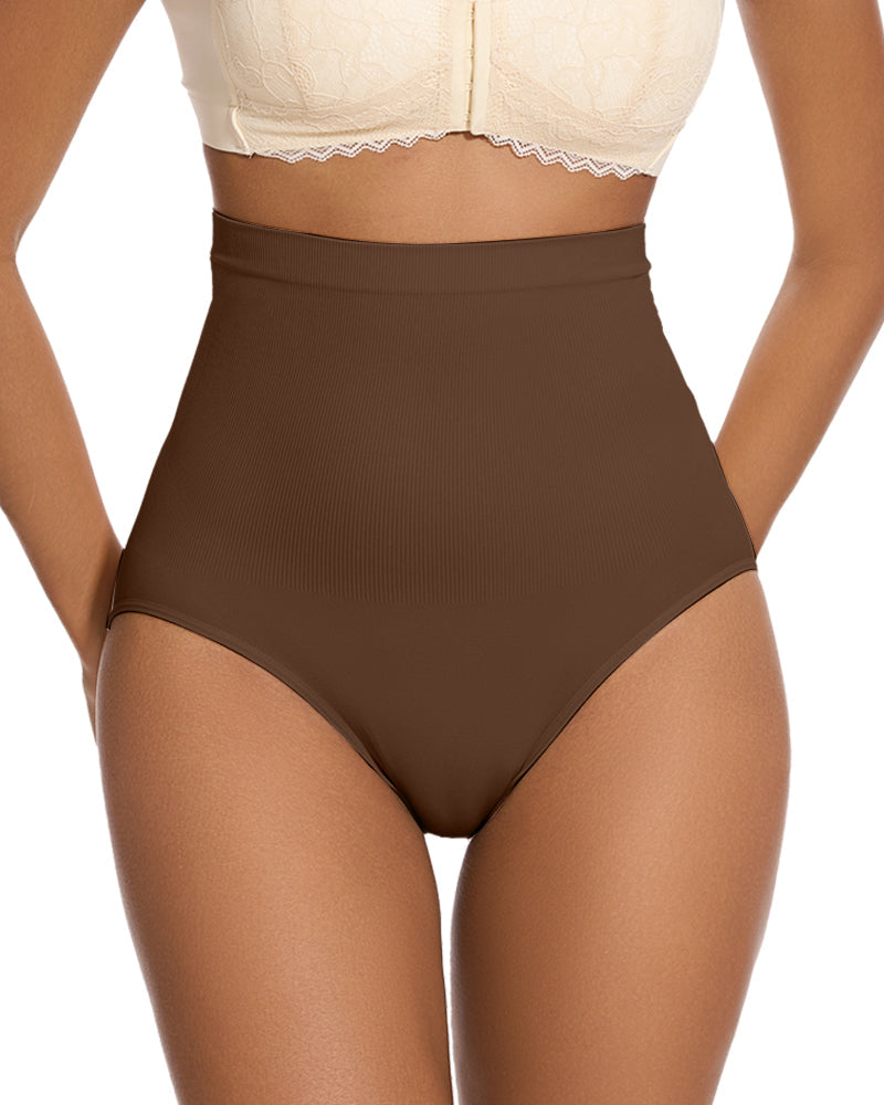 High Waist Tummy Control Brief Panty (2 Pack)