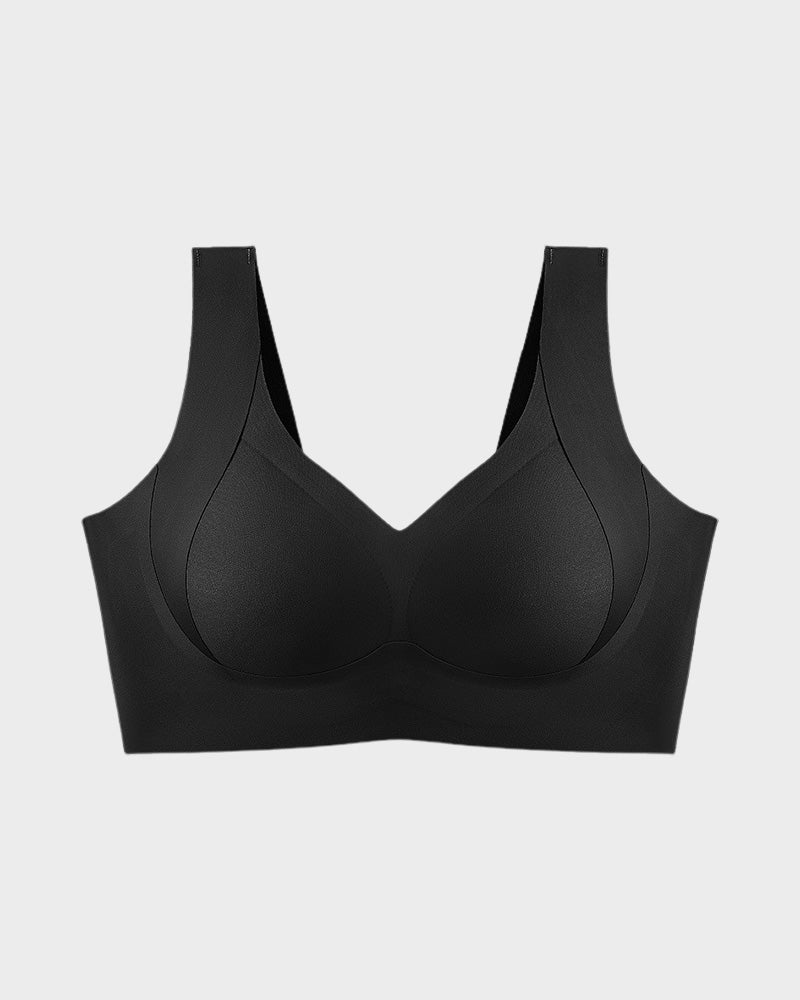 Chiccorsets®-Daily Comfort Wireless Shaper Bra-BLACK+GREY+SKIN