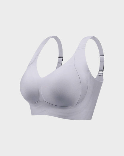 Chiccorsets®Enhanced w Support Adjustment Comfort Bra-Grey