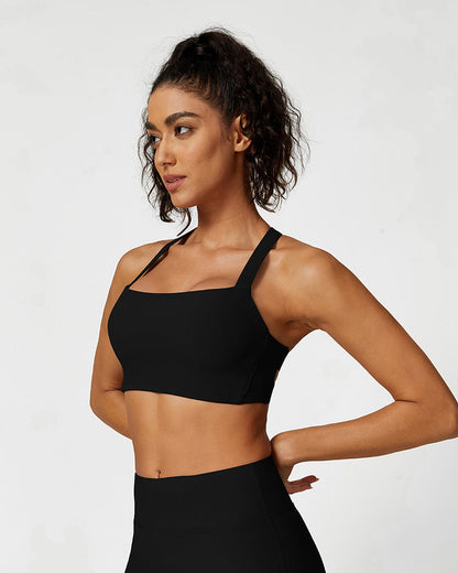 Chiccorsets®Comfort Ribbed Support Activewear Set (Sports Bra+Flare Pants+Sweatshirt)