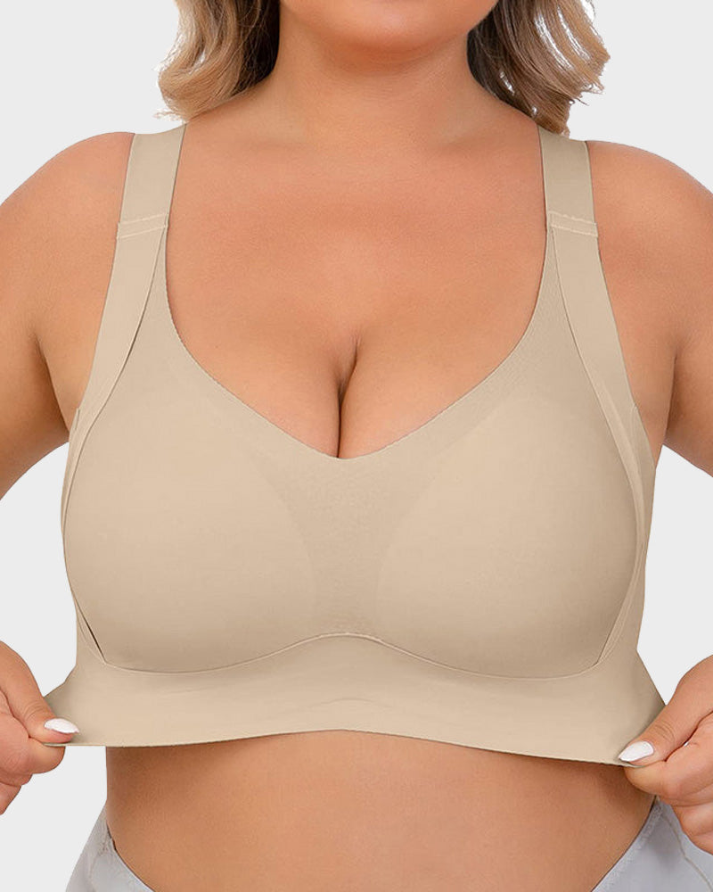 Chiccorsets®Enhanced w Support Adjustment Comfort Bra-Skin