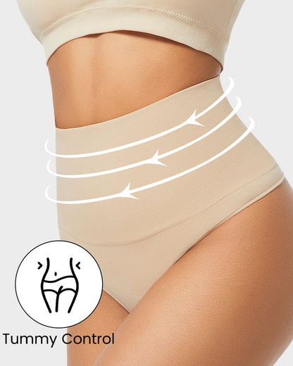 Ultra High-Waist Seamless Tummy Control Thong