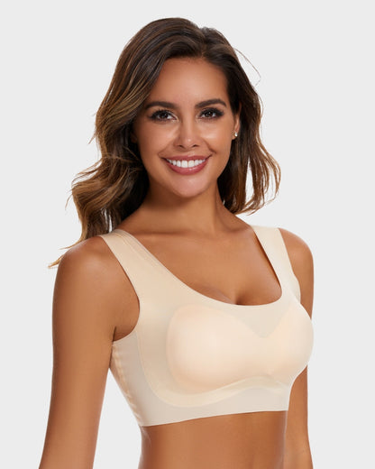 Chiccorsets® Ultra Comfort Wirefree Bra(2 pieces）