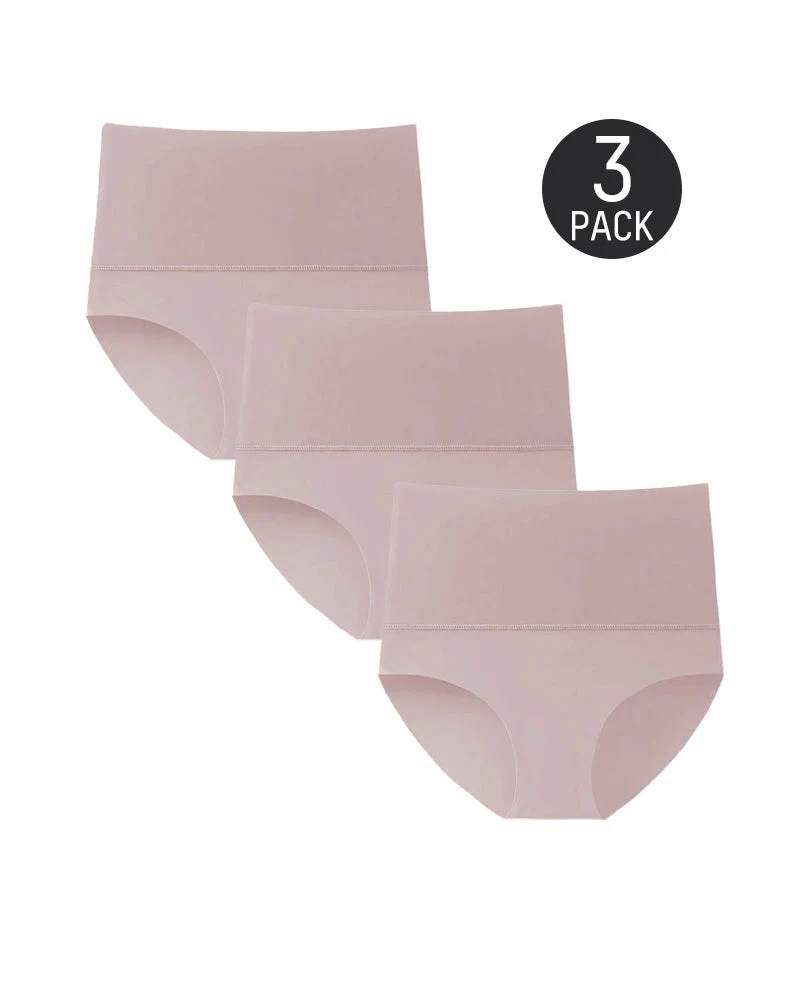 Chiccorsets® 3-Pack High Waisted Tummy Control Briefs