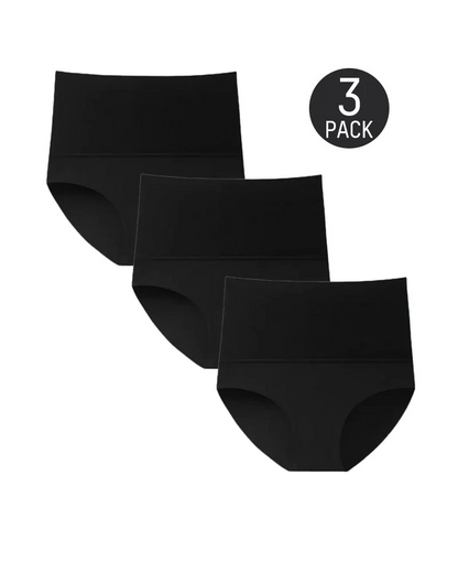 Chiccorsets® 3-Pack High Waisted Tummy Control Briefs