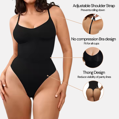 chiccorsets™ Seamless Thong Bodysuit