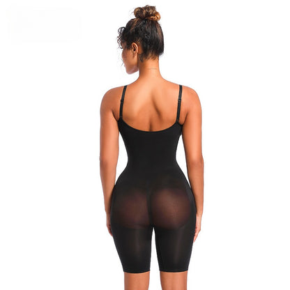 Seamless Sculpt Mid Thigh Bodysuit – Tummy & Thigh Control Shapewear