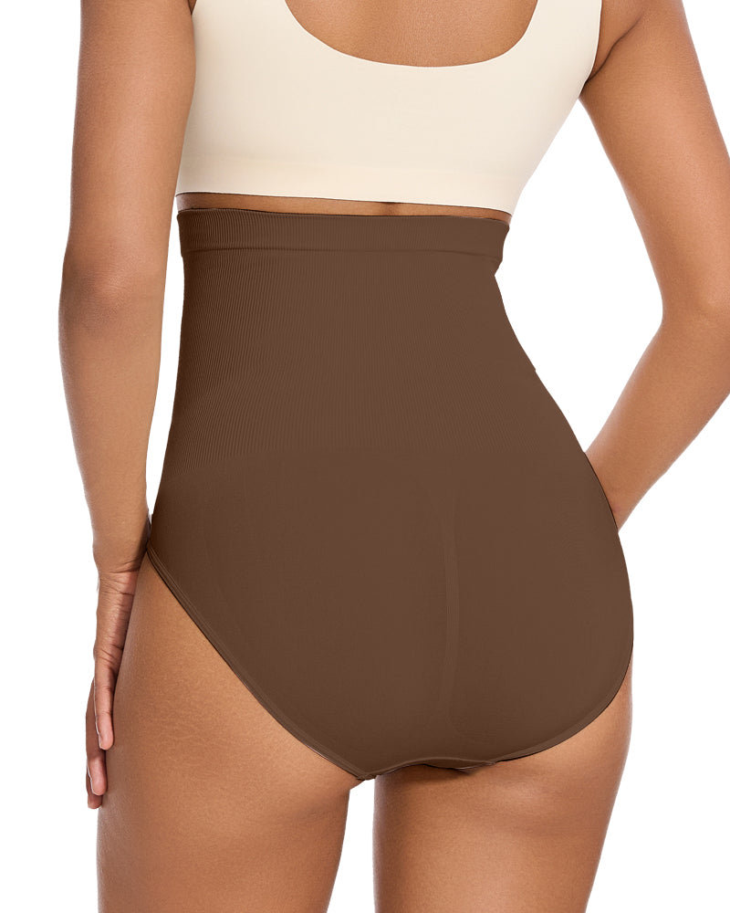 High Waist Tummy Control Brief Panty (2 Pack)