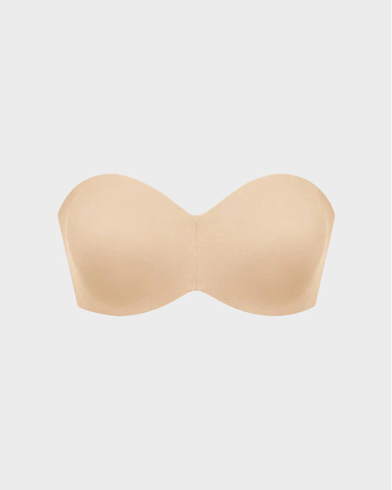 Chiccorsets® Full Support Non-Slip Convertible Bandeau Bra -Nude