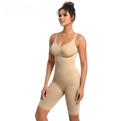 Seamless Sculpt Mid Thigh Bodysuit – Tummy & Thigh Control Shapewear