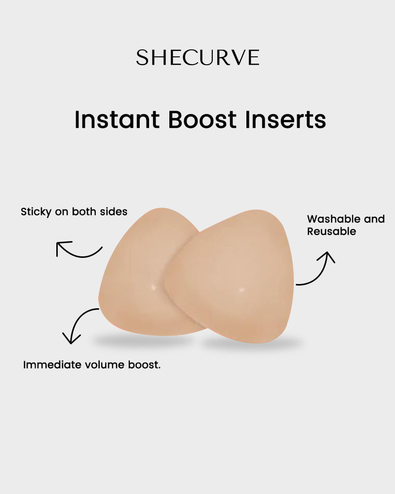 Chiccorsets® Instant Boost Breast Lift Sticky Insert Pads(2 Pairs)