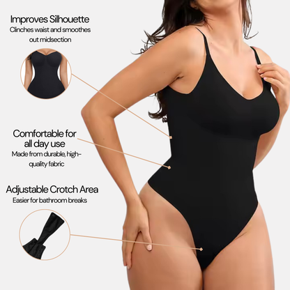 chiccorsets™ Seamless Thong Bodysuit