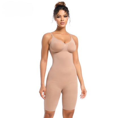 Seamless Sculpt Mid Thigh Bodysuit – Tummy & Thigh Control Shapewear