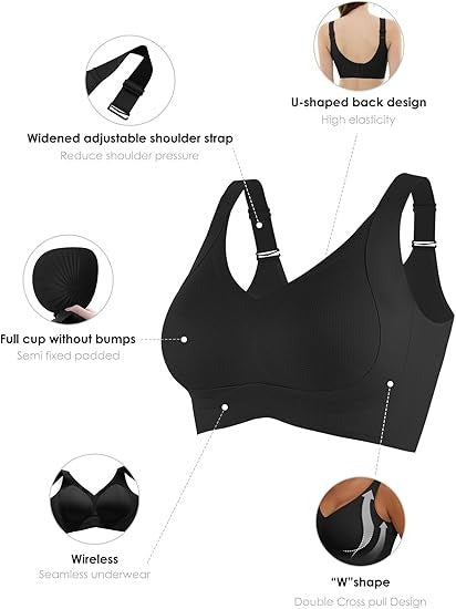 Chiccorsets®Full Coverage Longline T-Shirt Bra