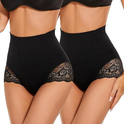 Chiccorsets® Lace-Trim Shaping Brief Panty