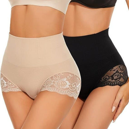 Chiccorsets® Lace-Trim Shaping Brief Panty