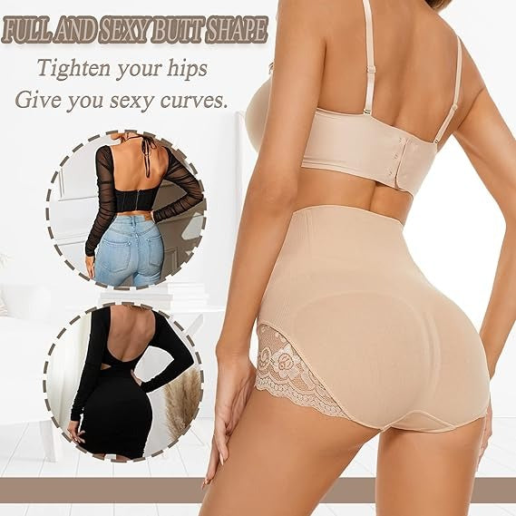 Chiccorsets® Lace-Trim Shaping Brief Panty