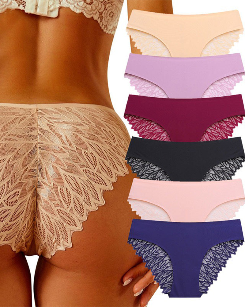 Chiccorsets® Lace No Show Seamless Cheeky Panty