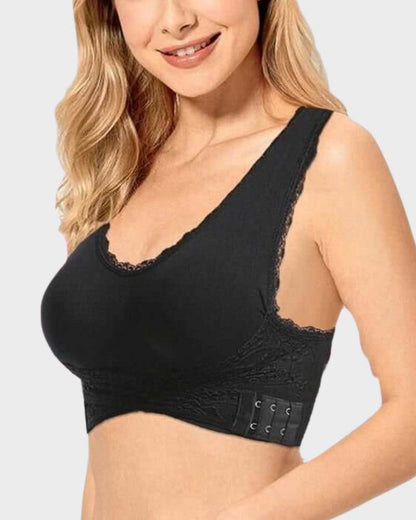 Chiccorsets® Breathable Comfort Push Up Lace Bra