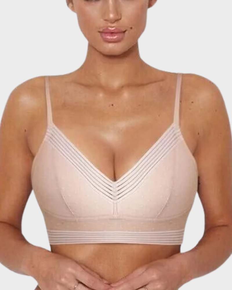 Extra-Wide Stretchy Band Soft Lace Bra