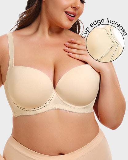 Chiccorsets®Comfy Smoothing Push-Up T-Shirt Bra