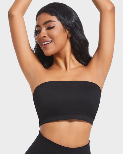 Seamless Comfort Padded Strapless Bandeau Bra