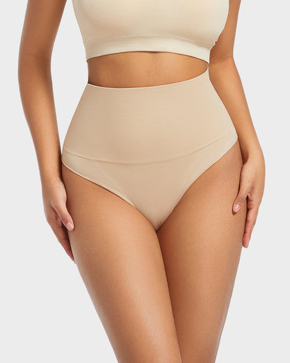 Ultra High-Waist Seamless Tummy Control Thong