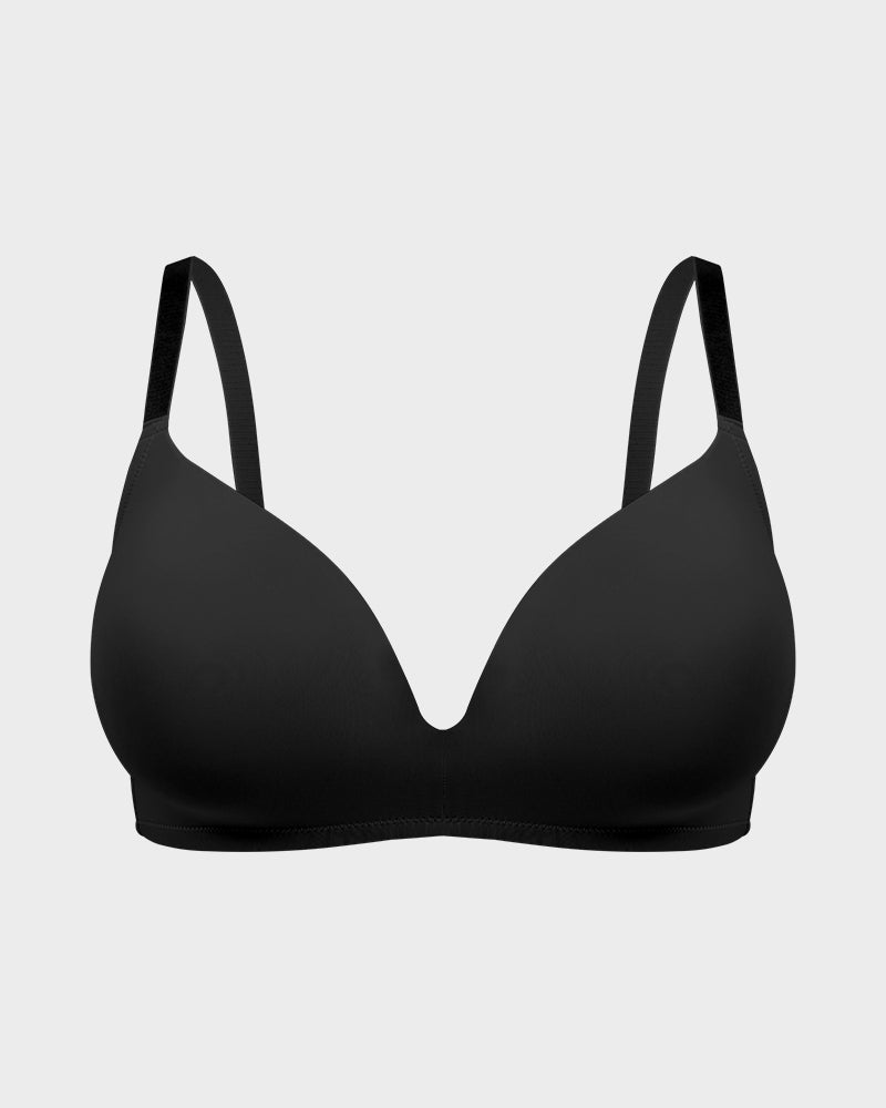 Seamless One-Piece Molded Wireless Bra