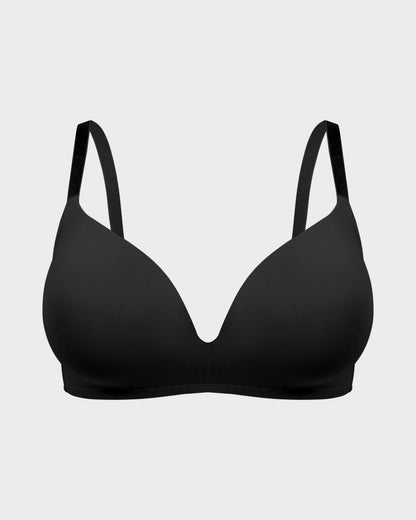 Seamless One-Piece Molded Wireless Bra