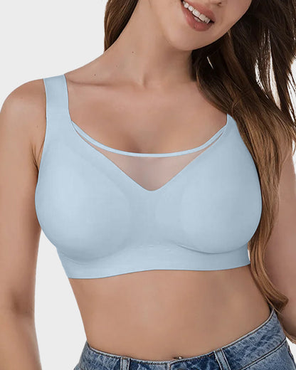 Mesh Front Contouring Bra