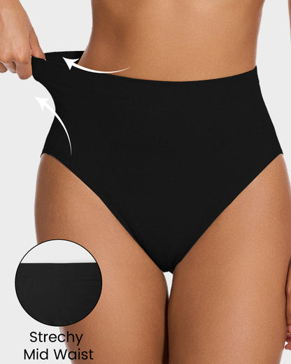 Mid-Waist Tummy Control Brief Panty (2 Pack)