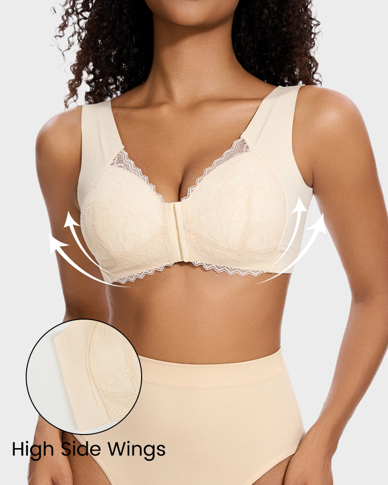 Chiccorsets®Front Closure '5D' Shaping  Wireless Bra