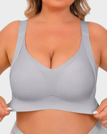 Chiccorsets®-Daily Comfort Wireless Shaper Bra-Grey