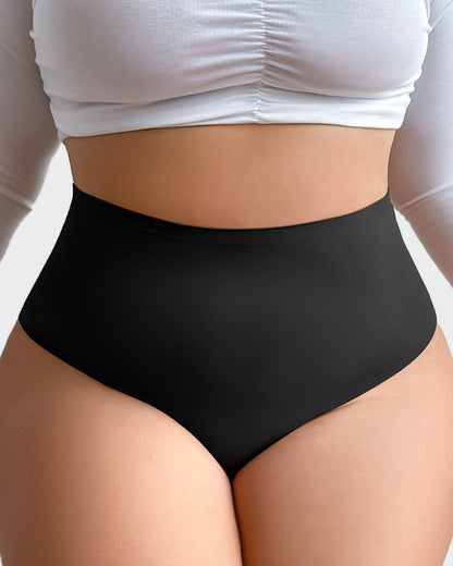 Chiccorsets®Seamless High-Rise Tummy Control Shaping Thong Panty