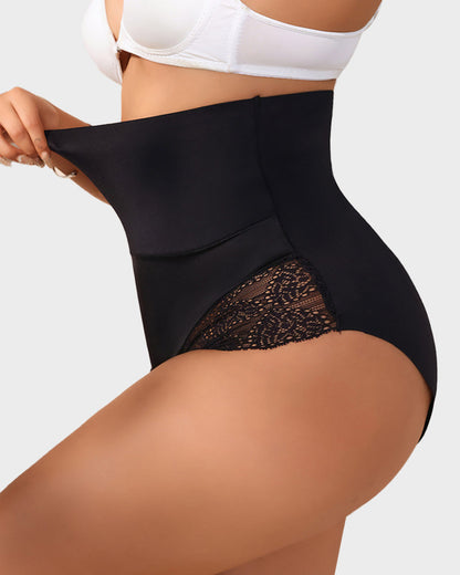 Chiccorsets® Lace-Trim Shaping Brief Panty