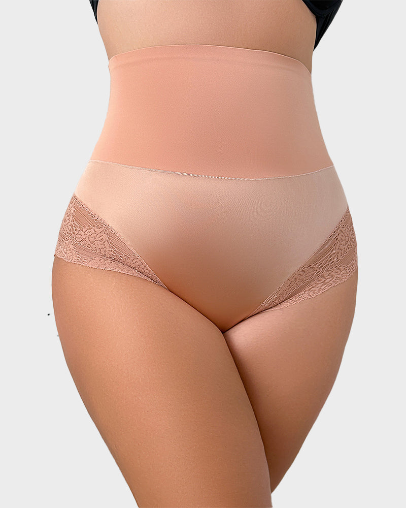 Chiccorsets® Lace-Trim Shaping Brief Panty