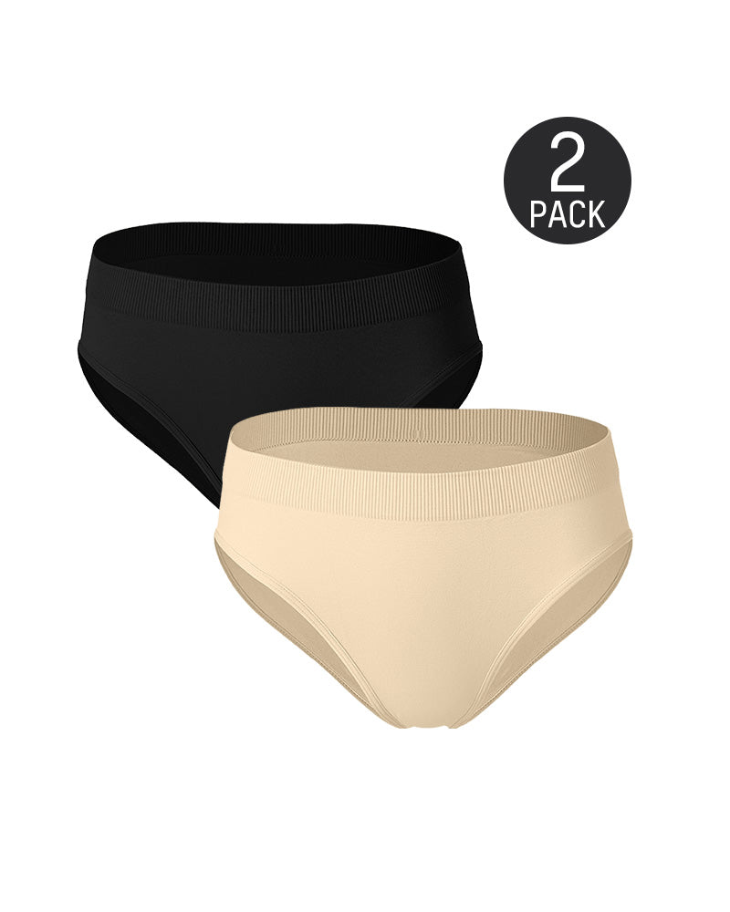 Seamless Daily Essential Brief Panty (2 Pack)